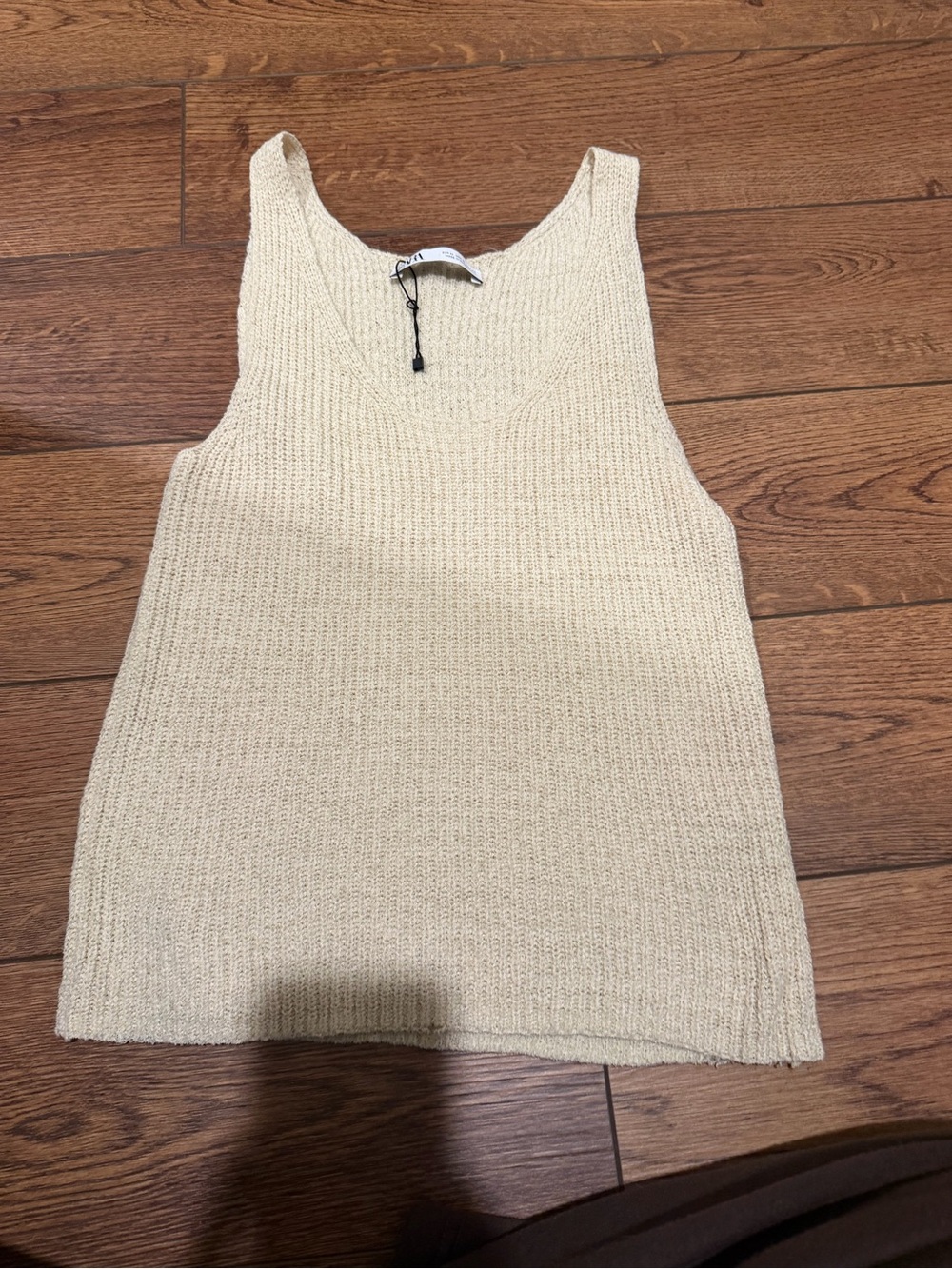 Tan Knit Tank